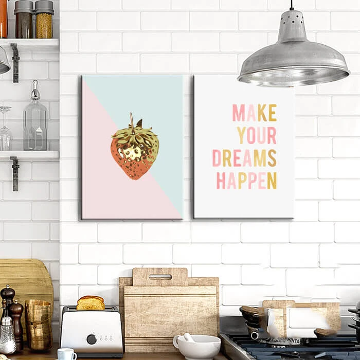 Malen Nach Zahlen Goldene Erdbeere 2 Malen Nach Zahlen Goldene Erdbeere - Image 2