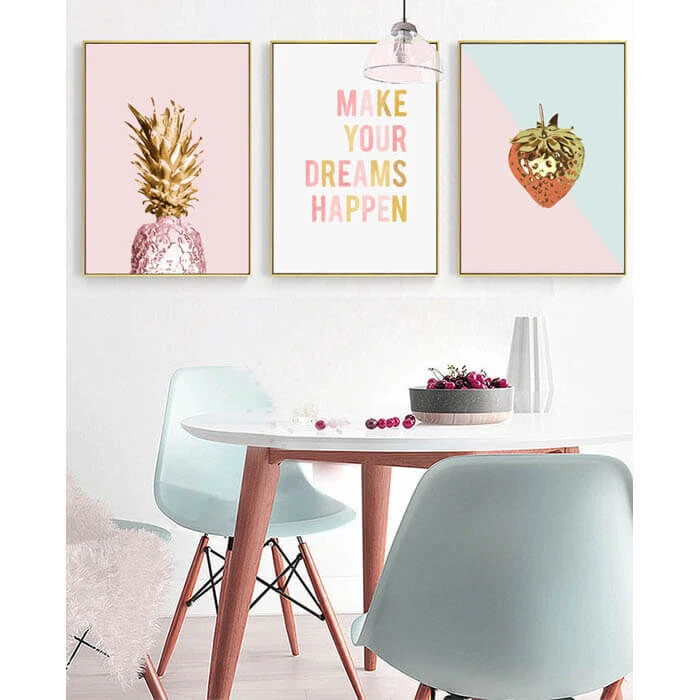 Malen Nach Zahlen Goldene Erdbeere 3 Malen Nach Zahlen Goldene Erdbeere - Image 3