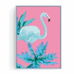 Malen Nach Zahlen Vogel Flamingo Rosa