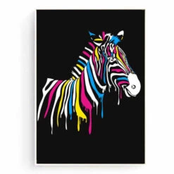 Malen Nach Zahlen Zebra Kleckse