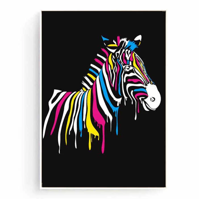 Malen Nach Zahlen Zebra Kleckse 1 Malen Nach Zahlen Zebra Kleckse