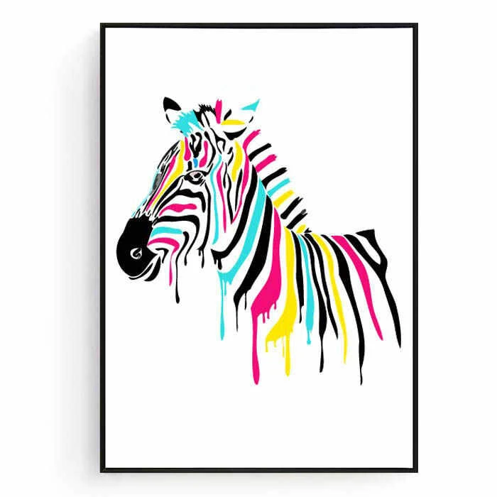 Malen Nach Zahlen Zebra Kleckse Weiß 1 Malen Nach Zahlen Zebra Kleckse Weiß