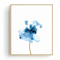 Malen Nach Zahlen Blume Blau