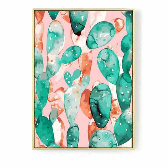 Malen Nach Zahlen Kaktus Wald 1 Malen Nach Zahlen Kaktus Wald