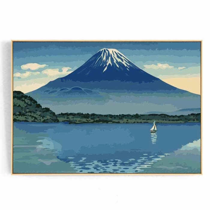 Malen Nach Zahlen Dominanter Berg Am See 1 Malen Nach Zahlen Dominanter Berg Am See