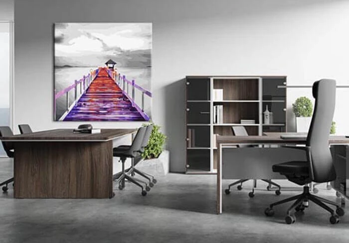 Malen Nach Zahlen Steg Schwarz Weiss Bunt - 2-teilig-SS-490-2- Partially 2 Malen Nach Zahlen Steg Schwarz Weiss Bunt - 2-teilig-SS-490-2- Partially - Image 2