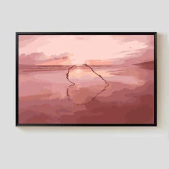 Malen Nach Zahlen Rosa See