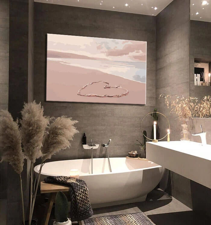 Malen Nach Zahlen Herz Am Strand 2 Malen Nach Zahlen Herz Am Strand - Image 2