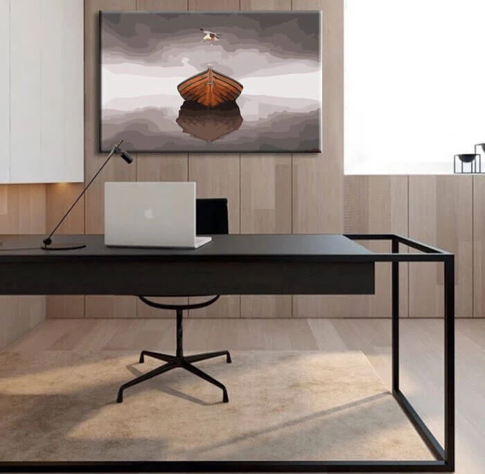 Malen Nach Zahlen Boot Und Vogel 2 Malen Nach Zahlen Boot Und Vogel - Image 2