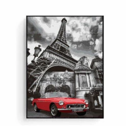 Malen Nach Zahlen Paris Eiffeltum Cabrio