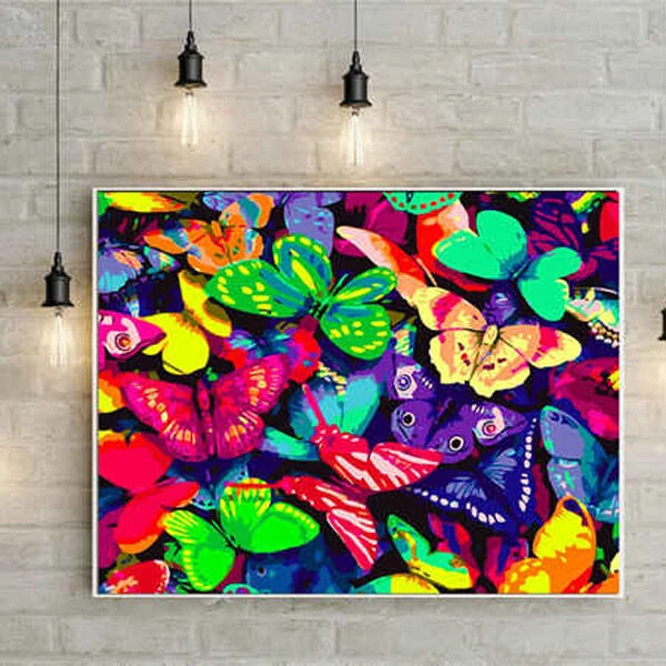 Malen Nach Zahlen Schmetterling Bunt 2 Malen Nach Zahlen Schmetterling Bunt - Image 2