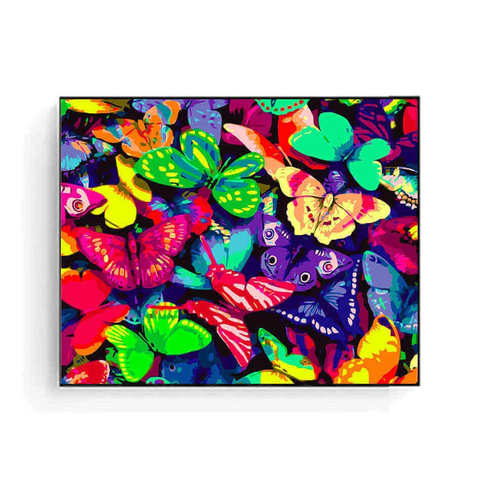 Malen Nach Zahlen Schmetterling Bunt 1 Malen Nach Zahlen Schmetterling Bunt