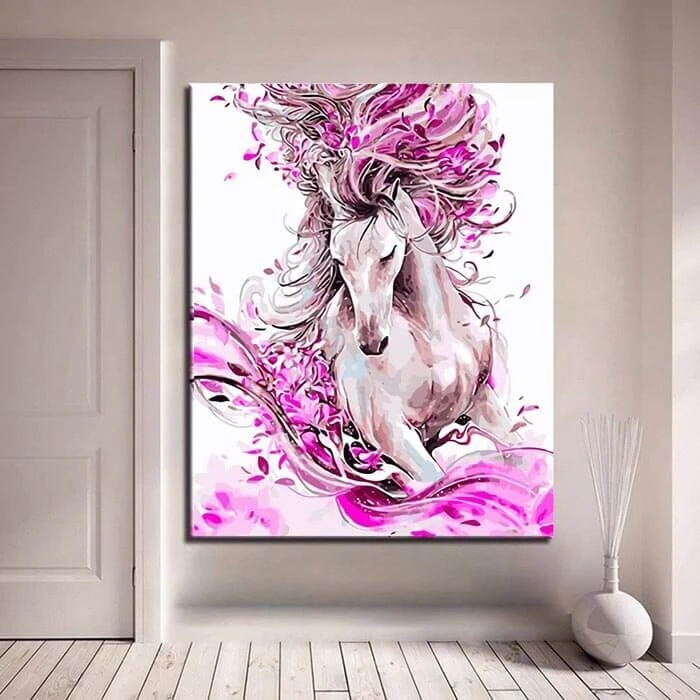 Malen Nach Zahlen Pferd Im Blütenrausch 2 Malen Nach Zahlen Pferd Im Blütenrausch - Image 2