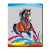 Malen Nach Zahlen Buntes Pferd