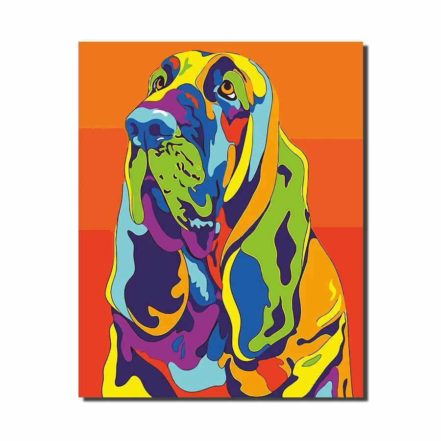 Malen Nach Zahlen Bluthund Bunt 1 Malen Nach Zahlen Bluthund Bunt