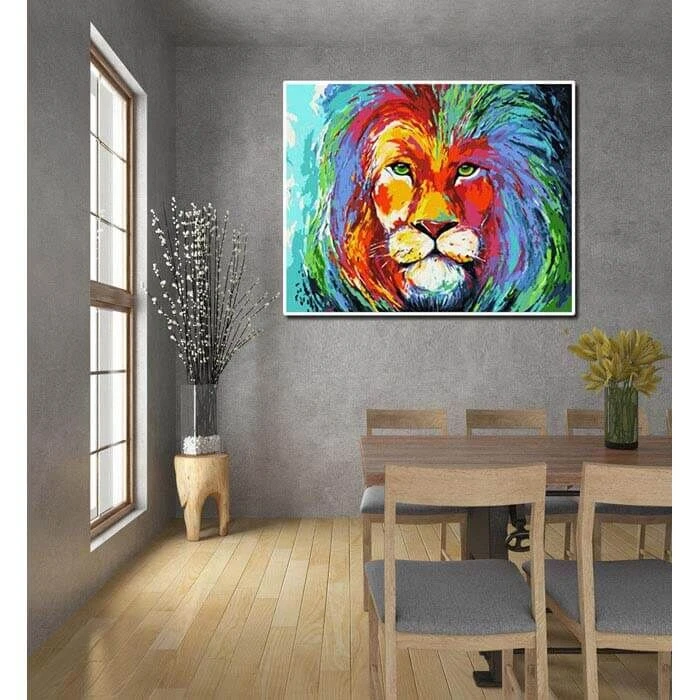 Malen Nach Zahlen Löwenmähne 2 Malen Nach Zahlen Löwenmähne - Image 2