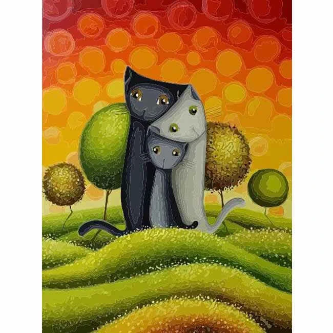 Malen Nach Zahlen Katzen Im Garten Tierkunst 1 Malen Nach Zahlen Katzen Im Garten Tierkunst