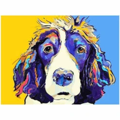 Malen Nach Zahlen Hund Tierkunst