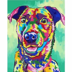 Malen Nach Zahlen Hund Tiere Moderne Tierkunst