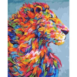 Malen Nach Zahlen Löwe Tiere Moderne Tierkunst Malerei