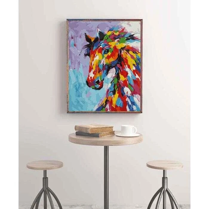 Malen Nach Zahlen Pferd Tier Moderne Tierkunst 2 Malen Nach Zahlen Pferd Tier Moderne Tierkunst - Image 2