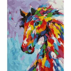 Malen Nach Zahlen Pferd Tier Moderne Tierkunst