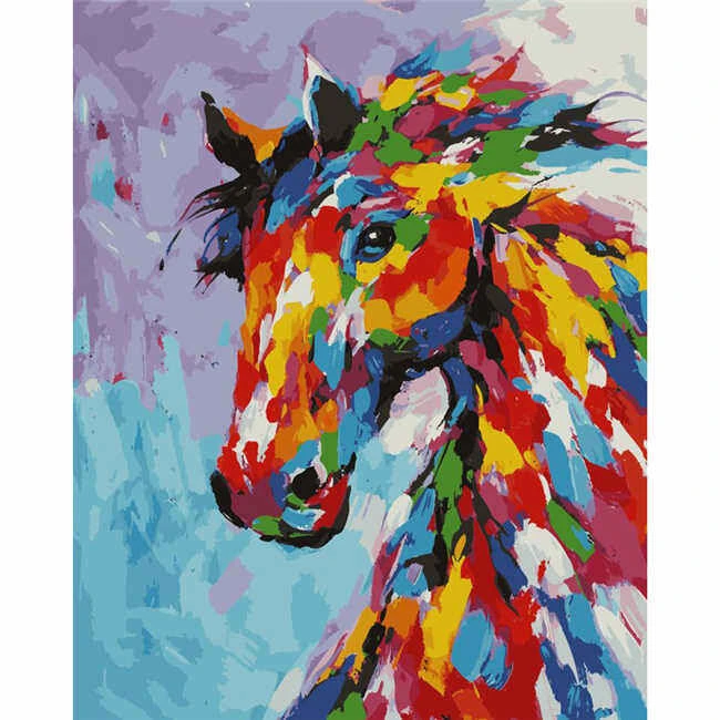 Malen Nach Zahlen Pferd Tier Moderne Tierkunst 1 Malen Nach Zahlen Pferd Tier Moderne Tierkunst