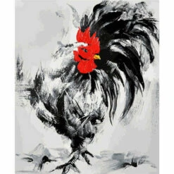 Malen Nach Zahlen Hahn Tier Moderne Tierkunst