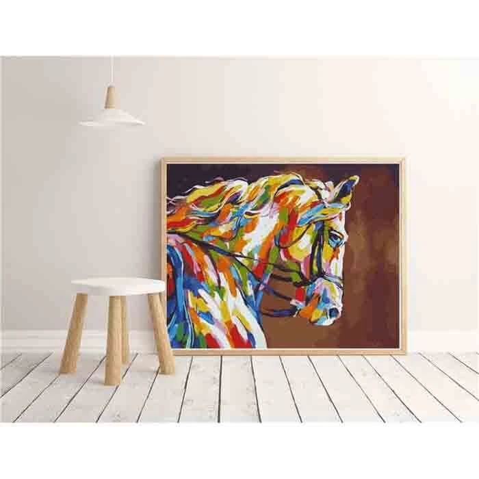 Malen Nach Zahlen Pferd Porträt Moderne Tierkunst 2 Malen Nach Zahlen Pferd Porträt Moderne Tierkunst - Image 2