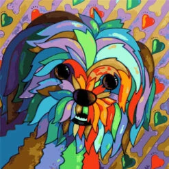 Malen Nach Zahlen Kleiner Hund Moderne Tierkunst